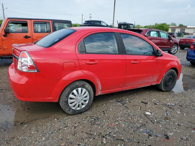 KL1TD56E89B611890 - 2009 CHEVROLET AVEO LS Qırmızı foto 3