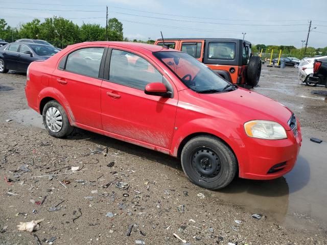 KL1TD56E89B611890 - 2009 CHEVROLET AVEO LS Qırmızı foto 4
