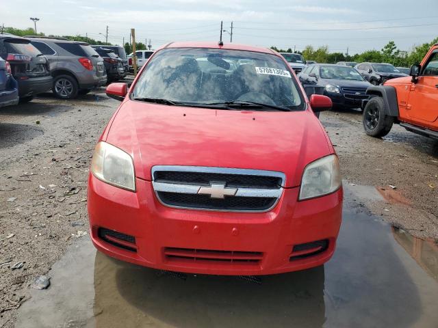 KL1TD56E89B611890 - 2009 CHEVROLET AVEO LS Qırmızı foto 5