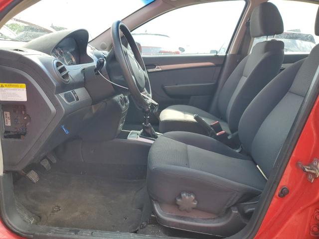 KL1TD56E89B611890 - 2009 CHEVROLET AVEO LS Qırmızı foto 7