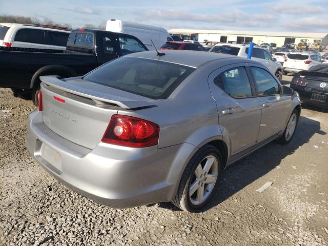 1C3CDZAB6DN643021 - 2013 DODGE AVENGER SE GRAY photo 3