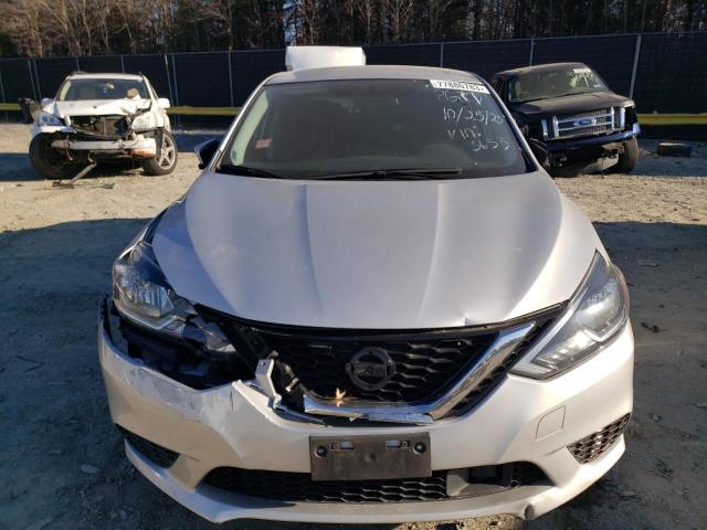 3N1AB7AP8KY393633 - 2019 NISSAN SENTRA S SILVER photo 5