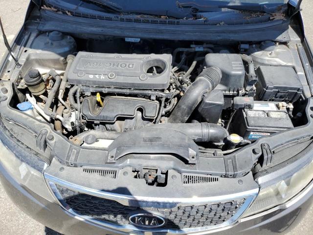 KNAFU4A23C5483025 - 2012 KIA FORTE EX GRAY photo 11