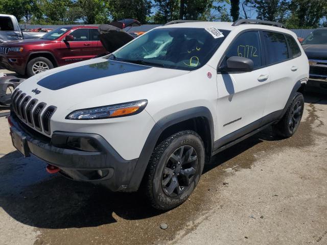 1C4PJMBX0JD549530 - 2018 JEEP CHEROKEE TRAILHAWK WHITE photo 1