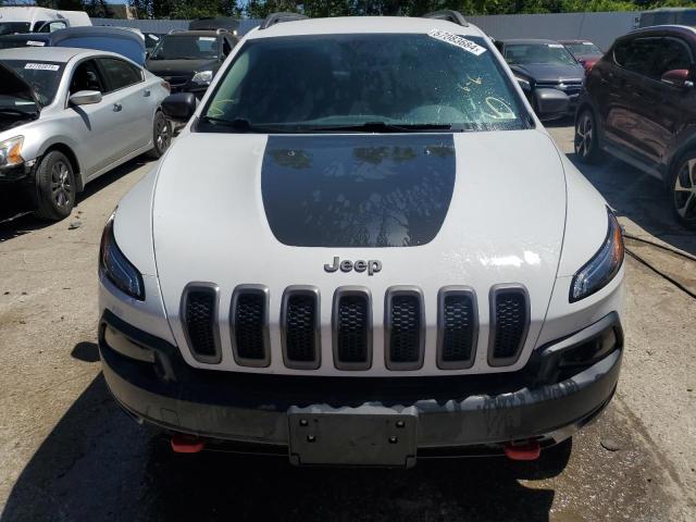 1C4PJMBX0JD549530 - 2018 JEEP CHEROKEE TRAILHAWK WHITE photo 5