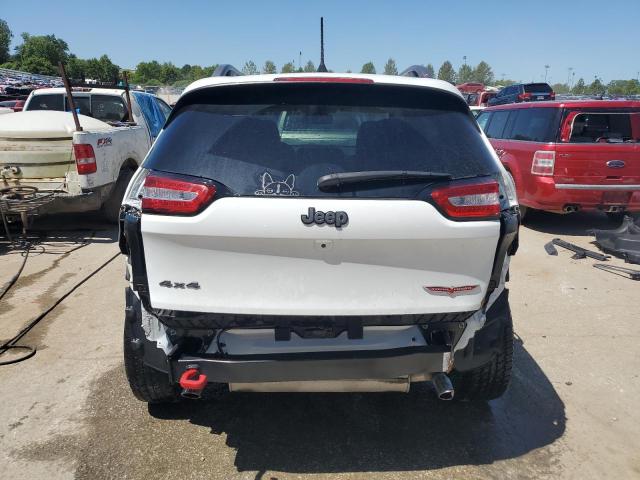 1C4PJMBX0JD549530 - 2018 JEEP CHEROKEE TRAILHAWK WHITE photo 6