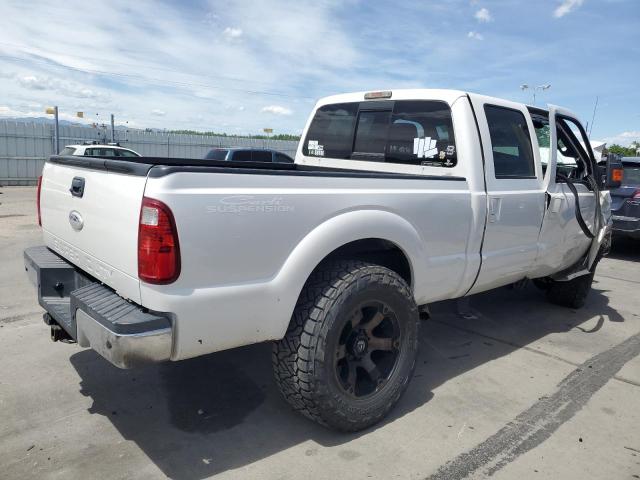 1FT7W2B66CED02393 - 2012 FORD F250 SUPER DUTY WHITE photo 3