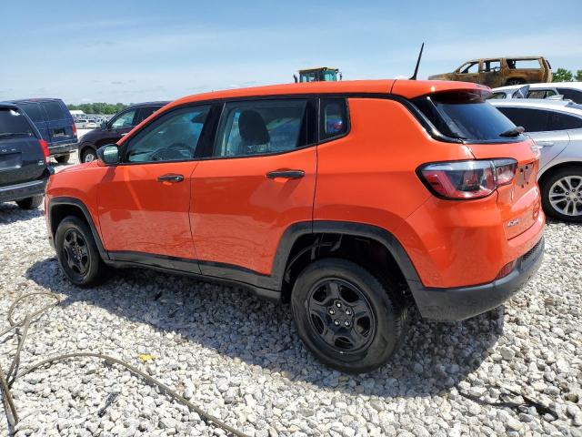 3C4NJDAB1JT192379 - 2018 JEEP COMPASS SPORT ORANGE photo 2