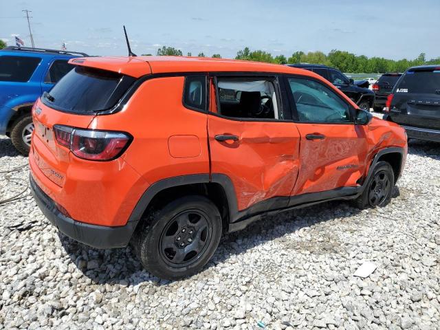 3C4NJDAB1JT192379 - 2018 JEEP COMPASS SPORT ORANGE photo 3