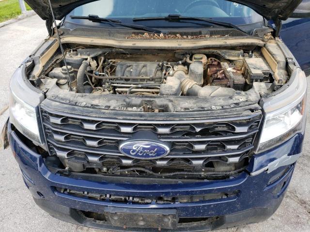 1FM5K8AR2GGC37615 - 2016 FORD EXPLORER POLICE INTERCEPTOR 蓝色 照片 11