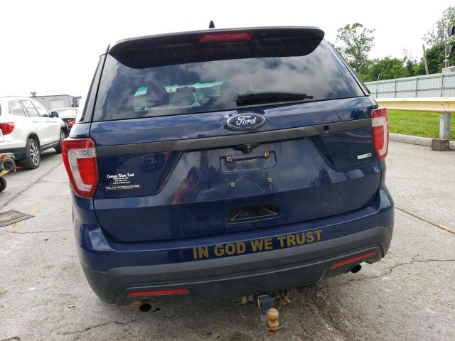 1FM5K8AR2GGC37615 - 2016 FORD EXPLORER POLICE INTERCEPTOR 蓝色 照片 6