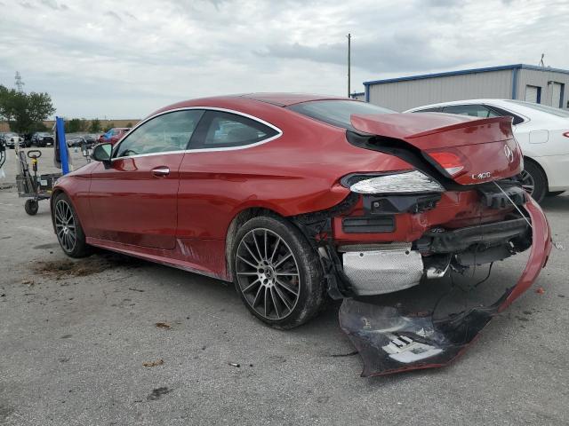 WDDWJ4JB7JF683723 - 2018 MERCEDES-BENZ C 300 RED photo 2