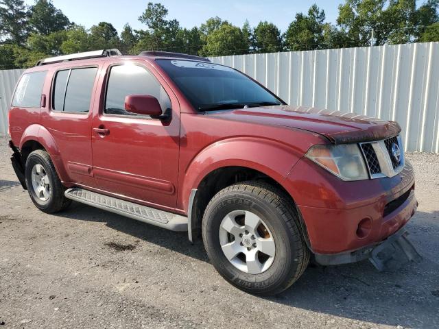 5N1AR18U17C634915 - 2007 NISSAN PATHFINDER LE 勃艮第红 照片 4