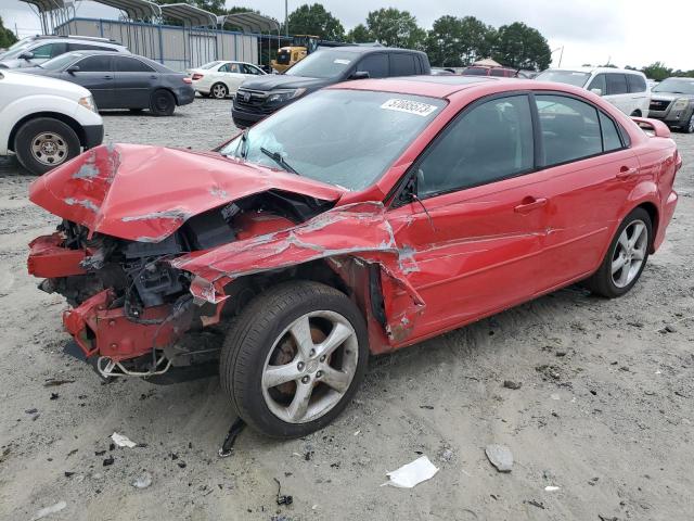 1YVHP84D755M09160 - 2005 MAZDA 6 S RED photo 1