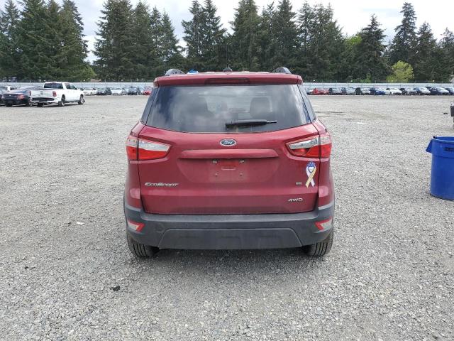 MAJ6P1UL2JC223436 - 2018 FORD ECOSPORT SE წითელი ფოტო 6