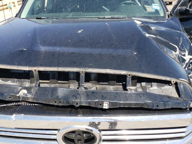5TFRW5F10GX206312 - 2016 TOYOTA TUNDRA DOUBLE CAB SR/SR5 BLACK photo 11