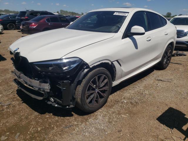 5UXCY6C06N9L73565 - 2022 BMW X6 XDRIVE40I WHITE photo 1