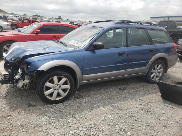 4S4BP61C787349669 - 2008 SUBARU OUTBACK 2.5I BLUE photo 1