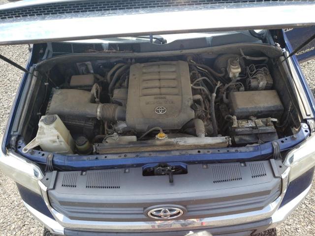 5TFUY5F18EX407411 - 2014 TOYOTA TUNDRA DOUBLE CAB SR/SR5 BLUE photo 11