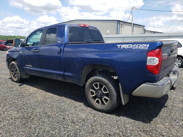 5TFUY5F18EX407411 - 2014 TOYOTA TUNDRA DOUBLE CAB SR/SR5 BLUE photo 2