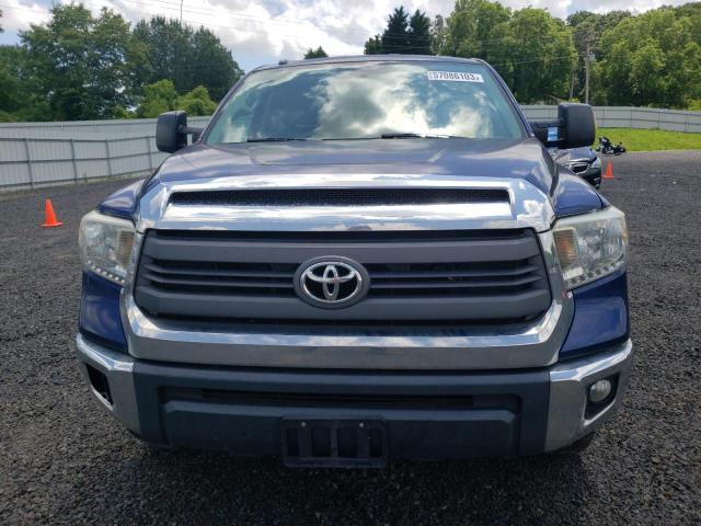 5TFUY5F18EX407411 - 2014 TOYOTA TUNDRA DOUBLE CAB SR/SR5 BLUE photo 5