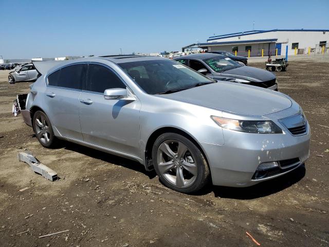 19UUA8F78EA001563 - 2014 ACURA TL ADVANCE SILVER photo 4