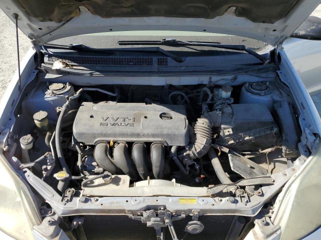 2T1KR32E86C600739 - 2006 TOYOTA COROLLA MA XR SILVER photo 11