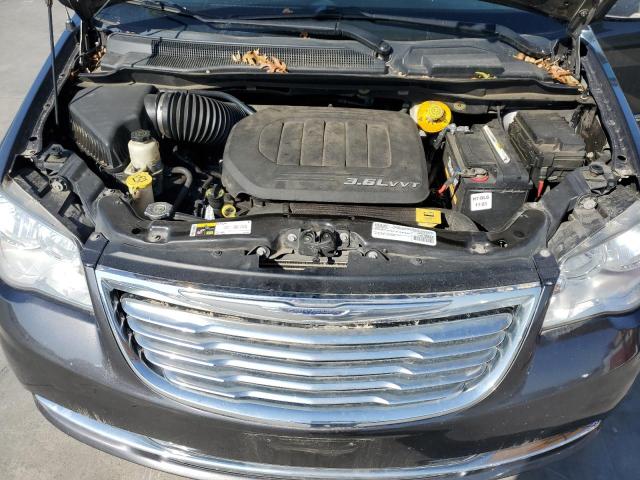 2C4RC1CG7GR232785 - 2016 CHRYSLER TOWN & COU TOURING L GRAY photo 12