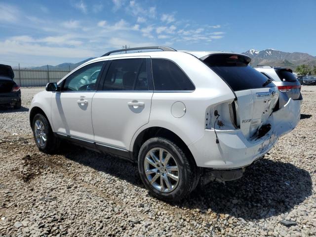 2FMDK4KC0DBB38633 - 2013 FORD EDGE LIMITED WHITE photo 2