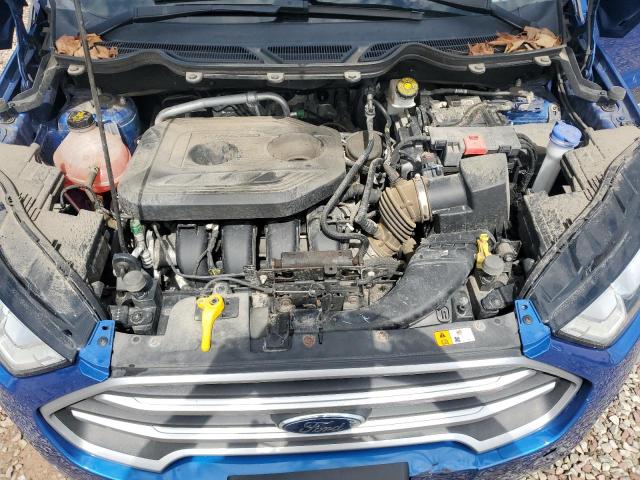 MAJ6P1UL7JC223576 - 2018 FORD ECOSPORT SE ლურჯი ფოტო 12