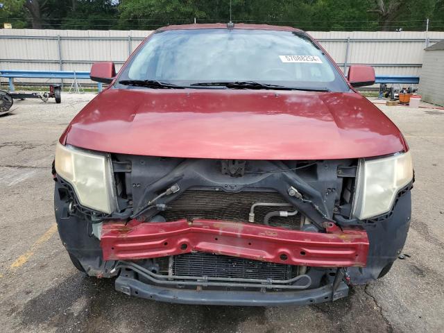 2FMDK48C47BA92042 - 2007 FORD EDGE SEL RED photo 5