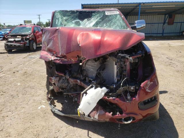 1C6RREHT6NN369794 - 2022 RAM 1500 LIMITED MAROON photo 5