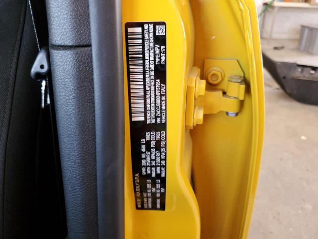 ZACCJBBB0HPF57954 - 2017 JEEP RENEGADE LATITUDE YELLOW photo 13