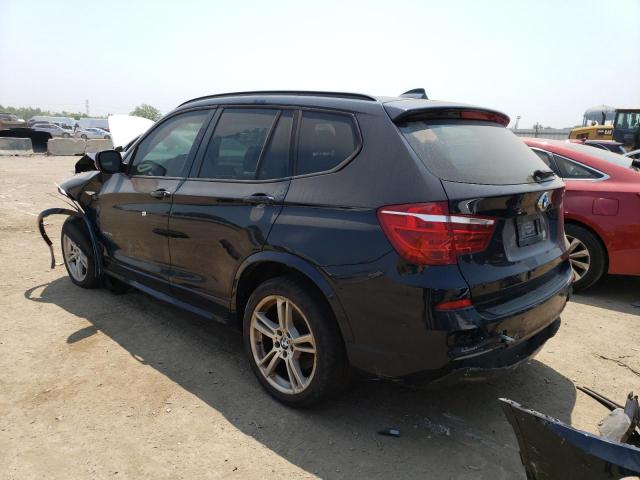 5UXWX7C55BL734669 - 2011 BMW X3 XDRIVE35I BLUE photo 2