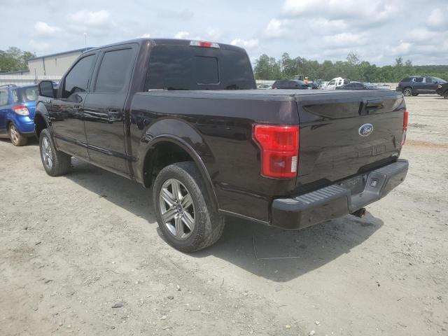 1FTEW1EG6JFA54238 - 2018 FORD F150 SUPERCREW BLACK photo 2