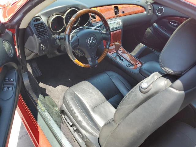 JTHFN48Y120003942 - 2002 LEXUS SC 430 RED photo 8