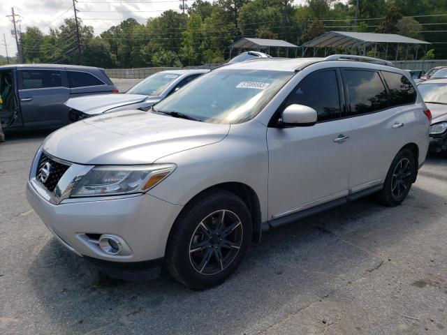 5N1AR2MM2EC624063 - 2014 NISSAN PATHFINDER S SILVER photo 1