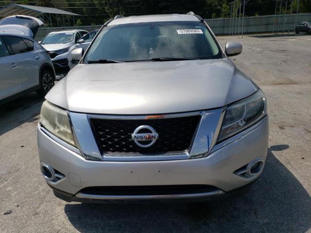 5N1AR2MM2EC624063 - 2014 NISSAN PATHFINDER S SILVER photo 5