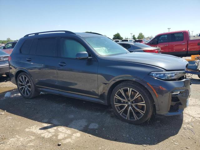 5UXCX6C08M9E51302 - 2021 BMW X7 M50I GRAY photo 4