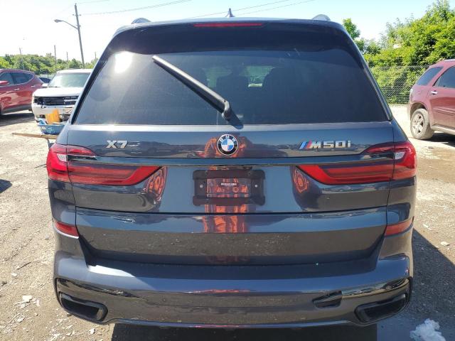 5UXCX6C08M9E51302 - 2021 BMW X7 M50I GRAY photo 6