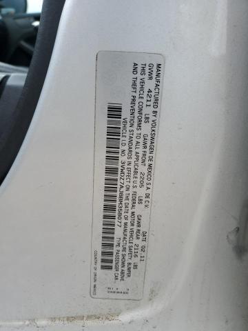 3VWDZ7AJ8BM358077 - 2011 VOLKSWAGEN JETTA SE Сріблястий фото 13