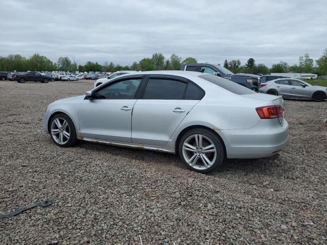 3VWDZ7AJ8BM358077 - 2011 VOLKSWAGEN JETTA SE Сріблястий фото 2