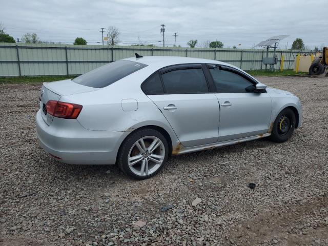 3VWDZ7AJ8BM358077 - 2011 VOLKSWAGEN JETTA SE Сріблястий фото 3