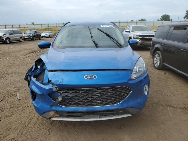 1FMCU9H6XLUA53781 - 2020 FORD ESCAPE SEL BLUE photo 5