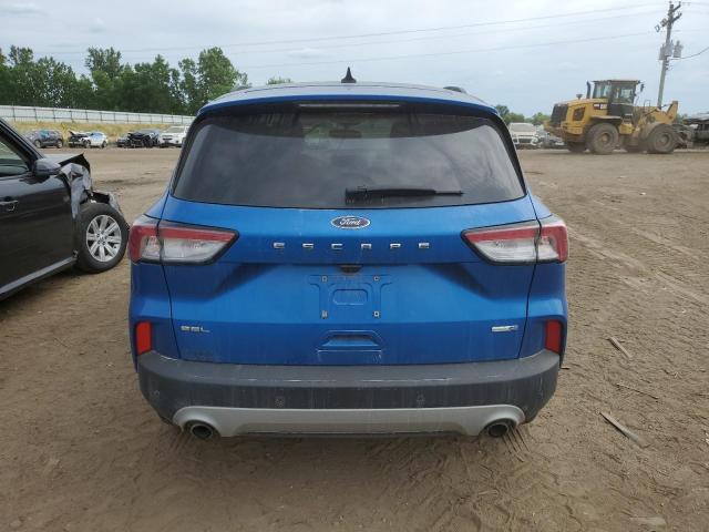 1FMCU9H6XLUA53781 - 2020 FORD ESCAPE SEL BLUE photo 6