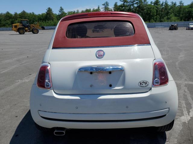 3C3CFFDR5FT509198 - 2015 FIAT 500 POP WHITE photo 6