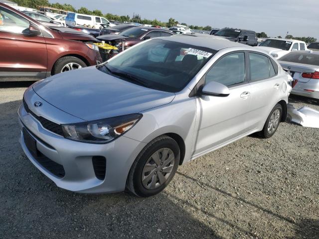 3KPA24AB7KE241067 - 2019 KIA RIO LX S SILVER photo 1