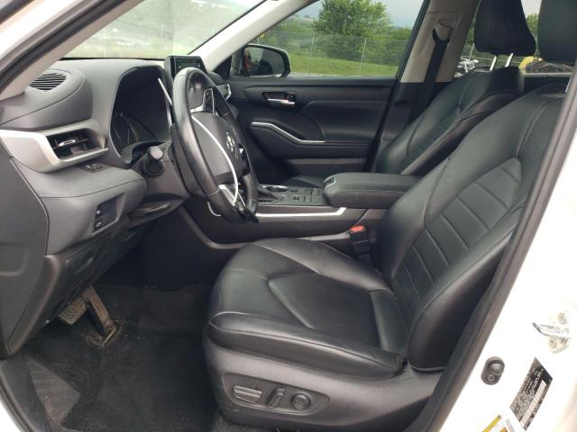 5TDHZRBH1MS120151 - 2021 TOYOTA HIGHLANDER XLE WHITE photo 7