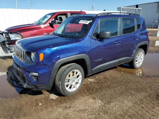 ZACNJBA16KPJ92833 - 2019 JEEP RENEGADE SPORT BLUE photo 1