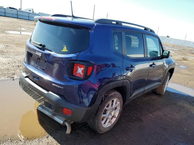 ZACNJBA16KPJ92833 - 2019 JEEP RENEGADE SPORT BLUE photo 3